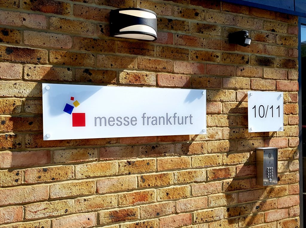 Acrylic Sign Spacer Bars BlueDot Display