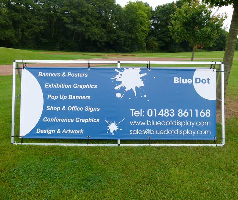 PVC banner and frame by Bluedot Display