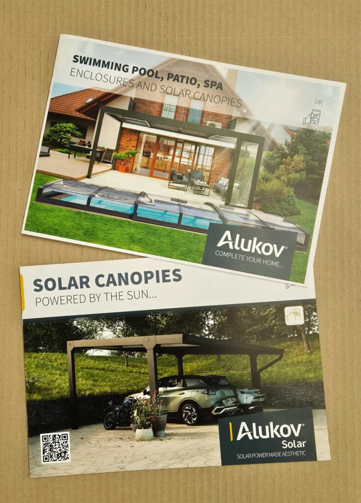 Brochures printed for Alucov