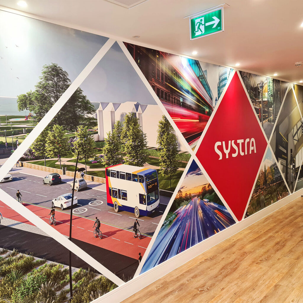 Systra large format full wall graphics